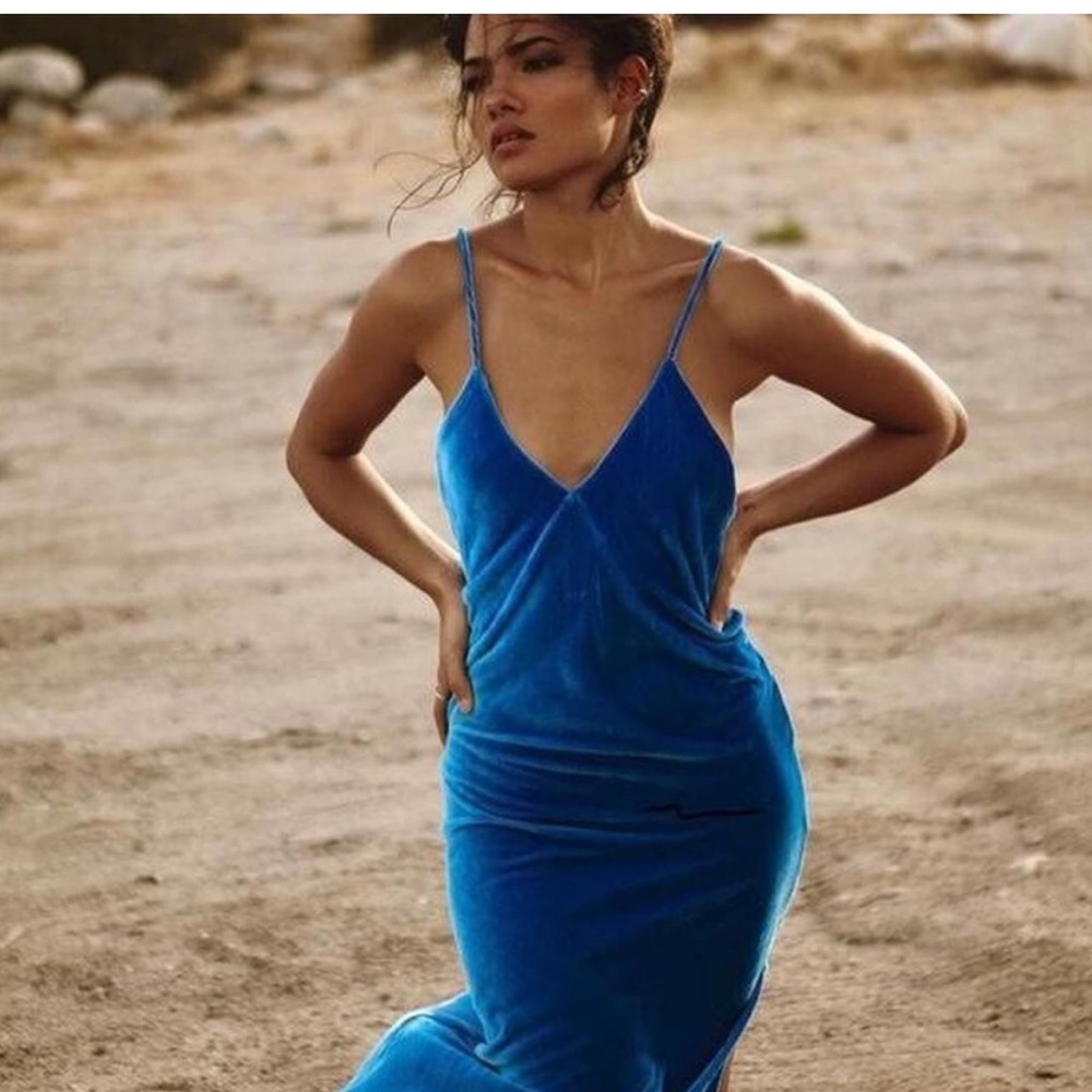 Rat & Boa Blue Maxi Dress